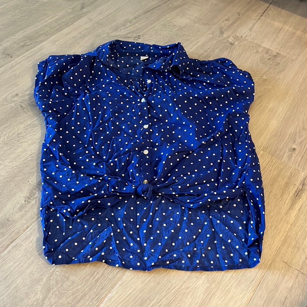 Tie Front Button Down 👕